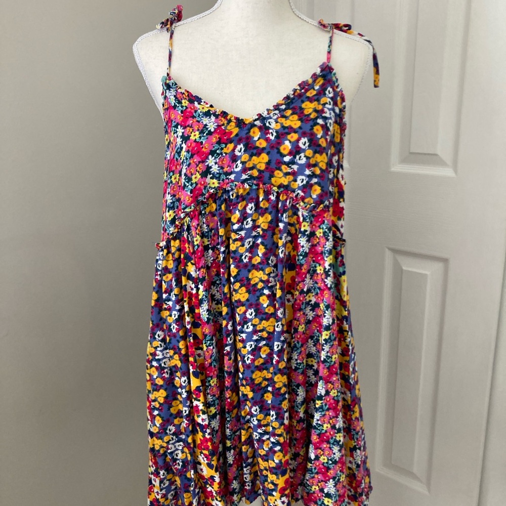 Floral Spaghetti Strap Dress